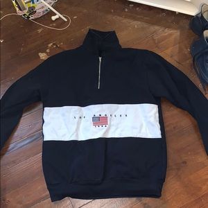 brandy melville quarter zip